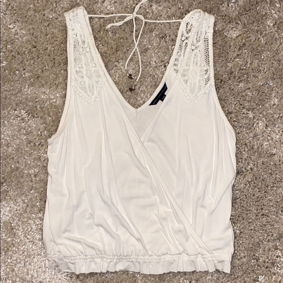 American Eagle Outfitters Tops - America Eagle Ivory Tank Top